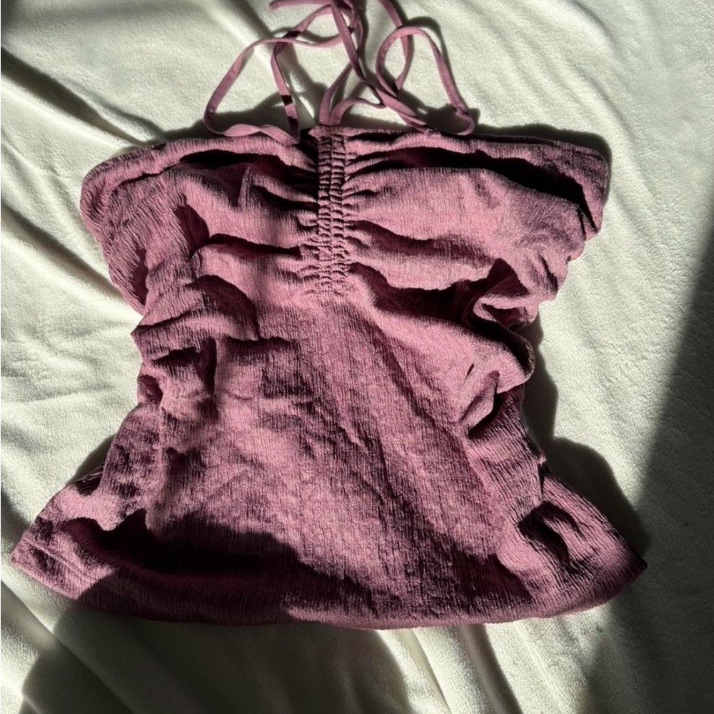 A New Day purple halter top